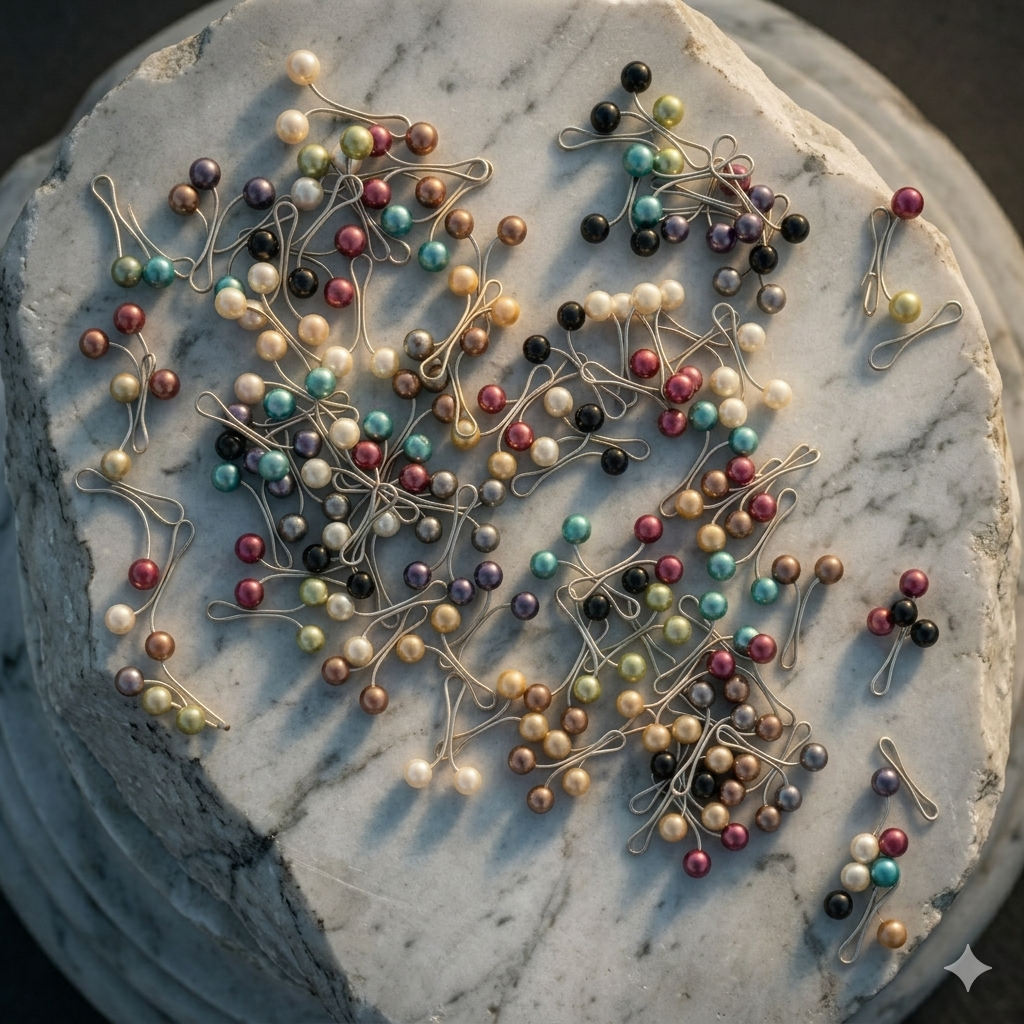 Pearl Loop Pins