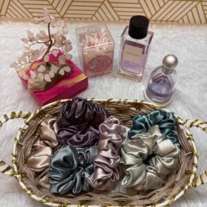 Soft Satin & Organza Scrunchies