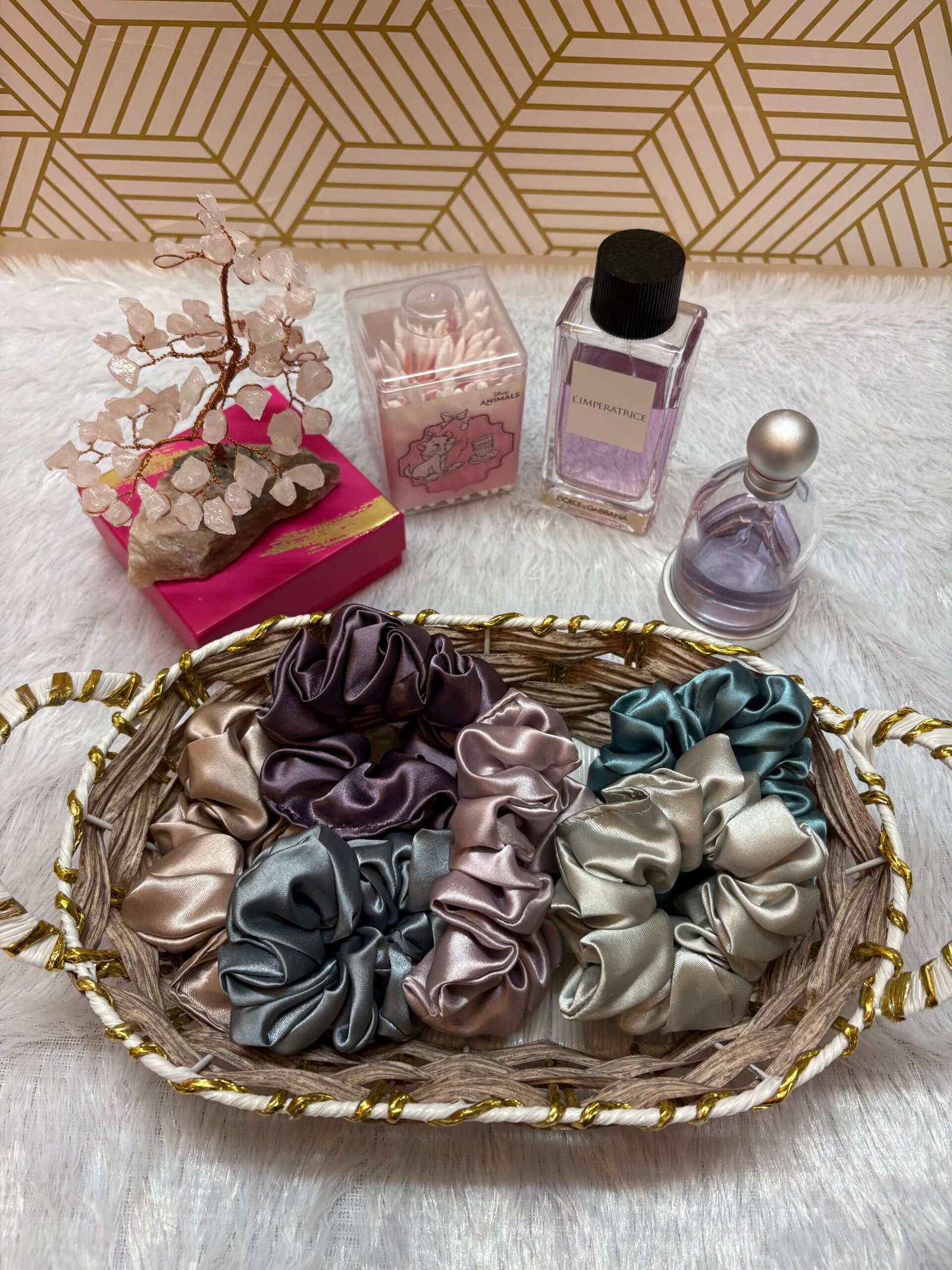 Soft Satin & Organza Scrunchies