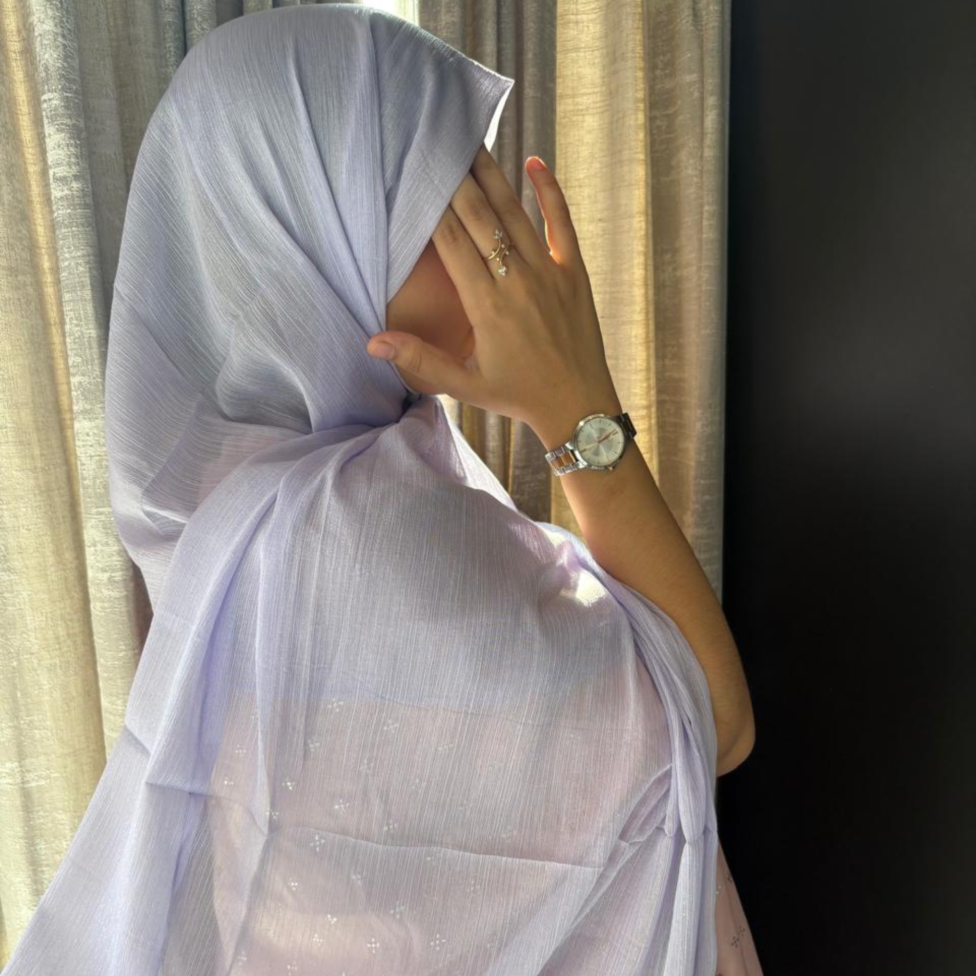 Shimmer Georgette Hijab