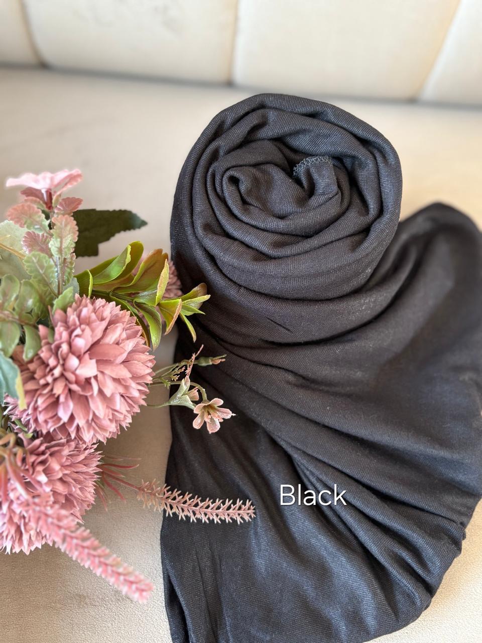 Luxe Black Jersey